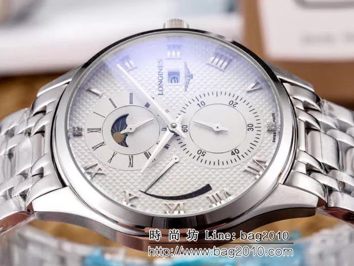 LONGINES浪琴 多功能 全自動機械精品男士腕表 WSS2224